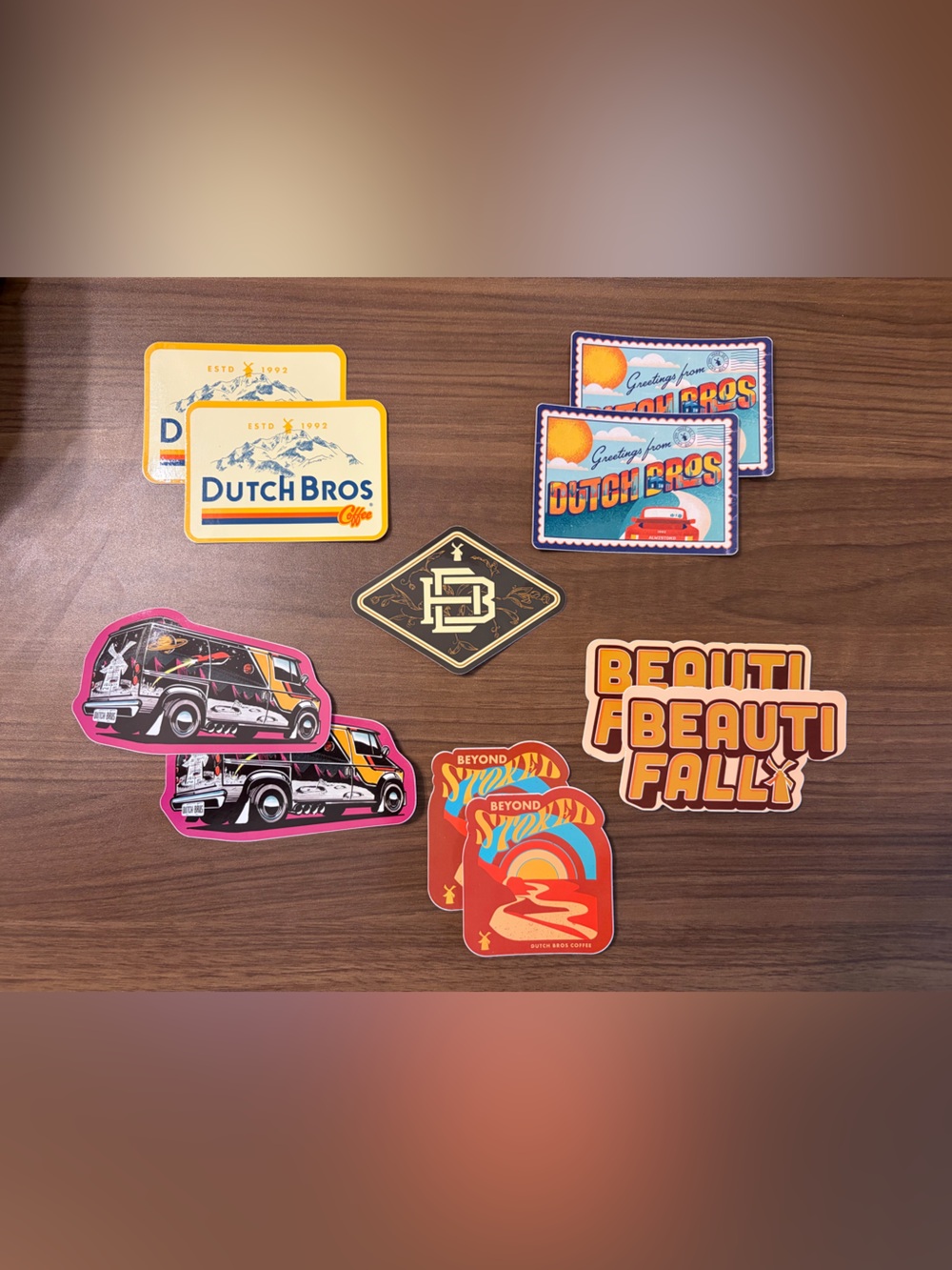 Dutch Bros Sticker Set